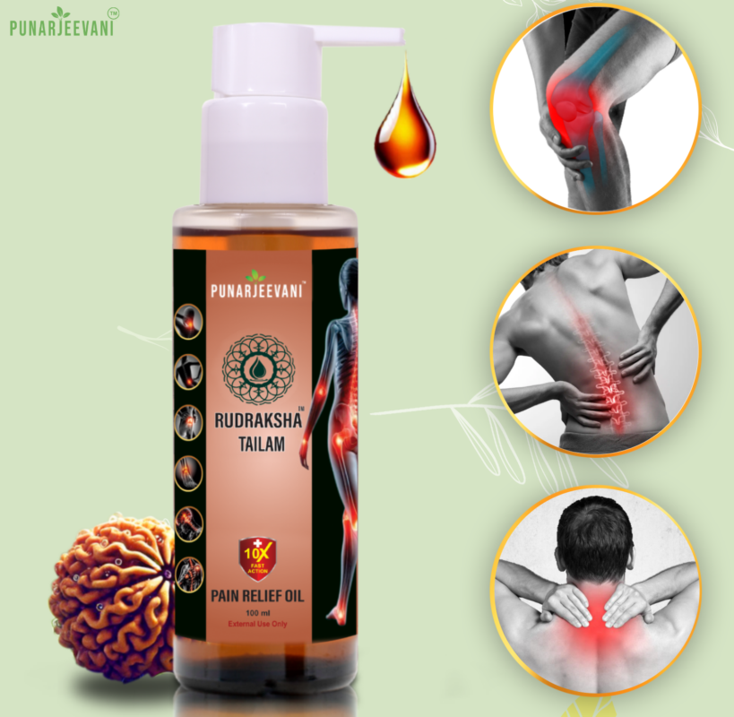 Rudraksha Tailam - Ayurvedic Pain Relief Oil